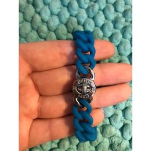 Blue Rustic Cuff Bracelet